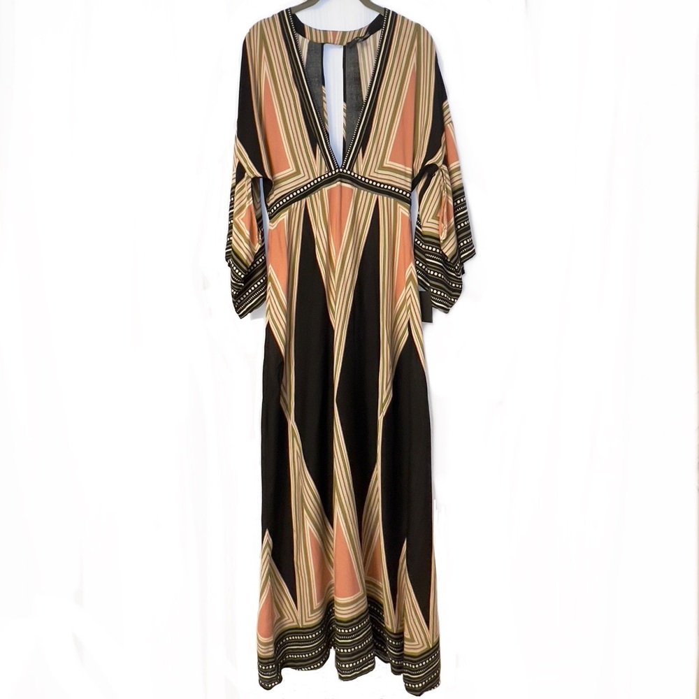 Lulu's Geometric Maxi Dress